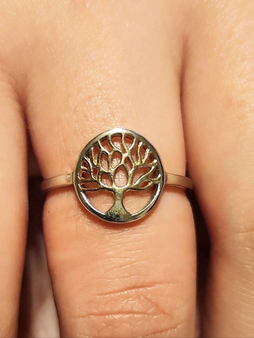 Tree of Life Ring in Gold & Silver